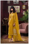 Jasleen 4292 By Ganga Russian Silk Designer Salwar Suits Wholesalers In Surat